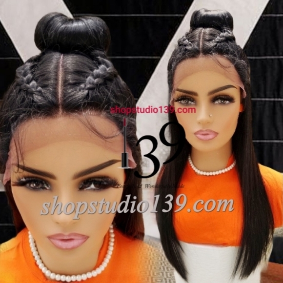 Omg human hair multiple parting space 360 wig